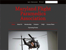 Tablet Screenshot of marylandflightparamedics.com